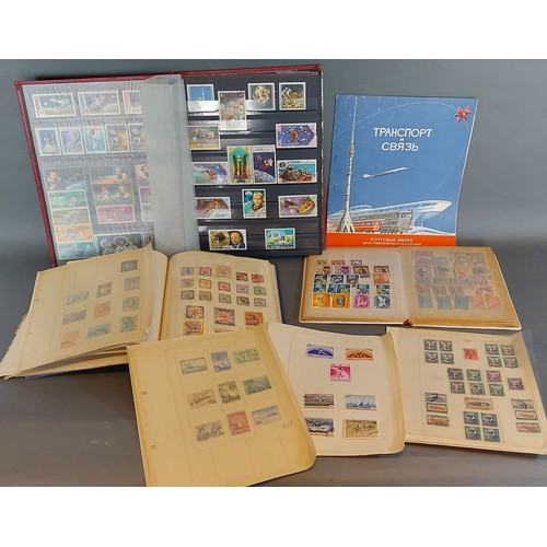 226 - A stamp collection within albums both mint and used to include, Thailand, U.S.A. and others