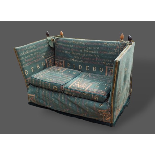 393 - A 19th Century mahogany chest of two short and two long drawers raised upon low cabriole legs, 113cm... 