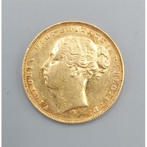 131 - A Victorian full gold Sovereign dated 1874