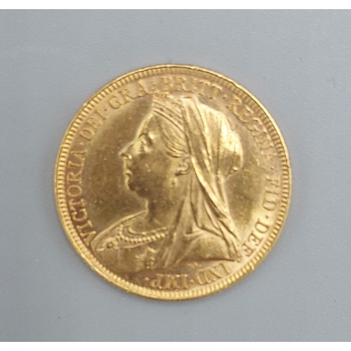 132 - A Victorian full gold Sovereign dated 1897