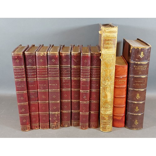 121 - Novels of Sir Edward Bulwer Lytton, library edition, in seventeen volumes, together with a collectio... 