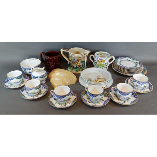 4 - A Royal Doulton Merryweather pattern tea service together with other ceramics to include a Royal Dou... 