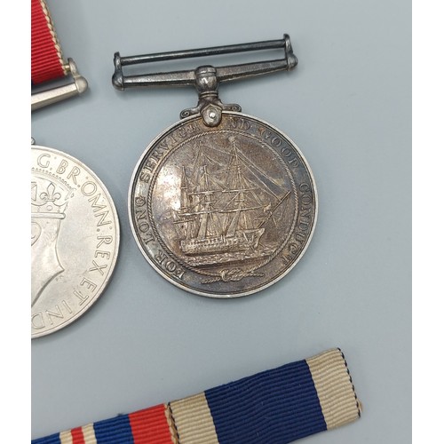 229 - A Second World War Royal Navy group of seven medals to include The 1939-1945 Star, The Atlantic Star... 