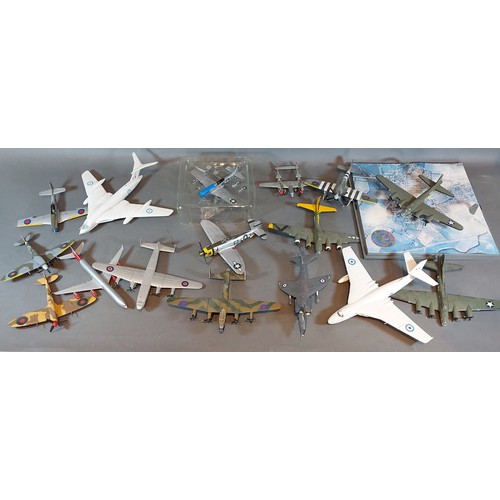 A large collection of Corgi model aeroplanes and other model aeroplanes ...