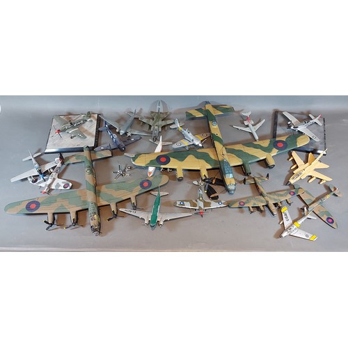 A large collection of Corgi model aeroplanes and other model aeroplanes ...