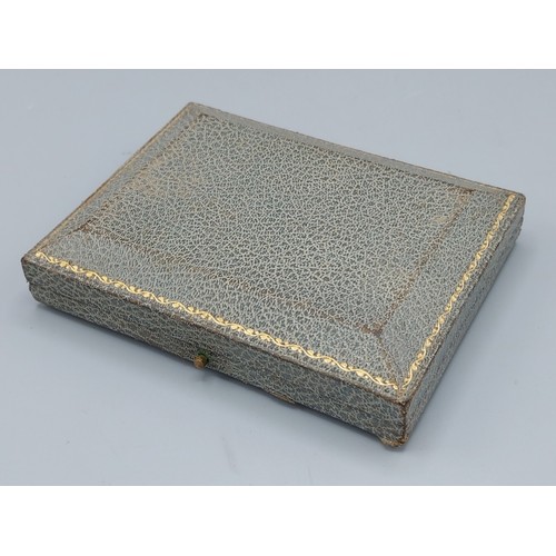 asprey silver cigarette case A London silver cigarette case By Asprey London, with engine turned  decoration, within original Aspr
