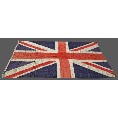 233 - A large WWI period Union Jack flag, approximately 178cms by 345cms