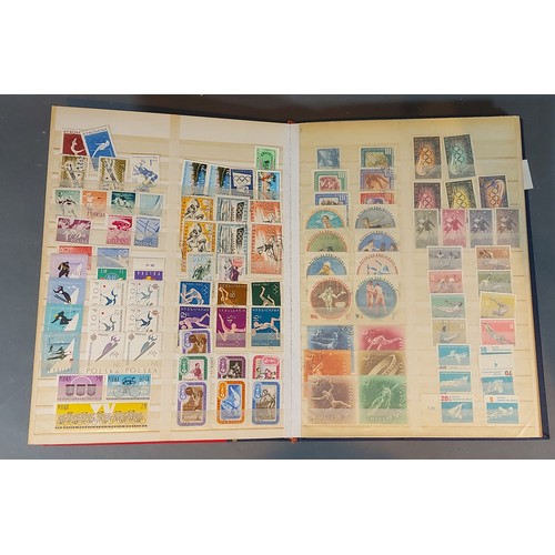 253 - A stamp album containing Olympic stamps from around the world, mint and used