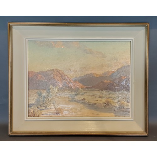 68 - Hamilton G. Stalnaker Jr, Near Palm Springs, oil on board, signed, 44.5cms x 59.5cms