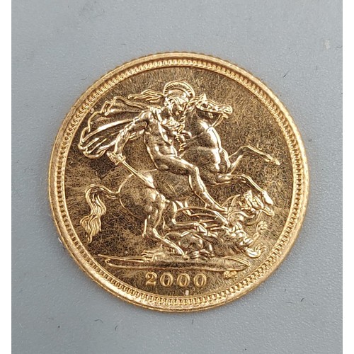 179 - An Elizabeth II Gold Half Sovereign, dated 2000