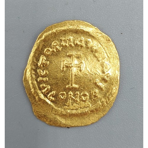 183 - A Gold Byzantine Empire Tremissis, 1.4gms, 1.5cms diameter