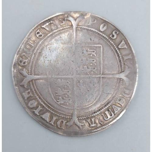 185 - An Edward VI Silver Crown, dated 1551, mint mark Y