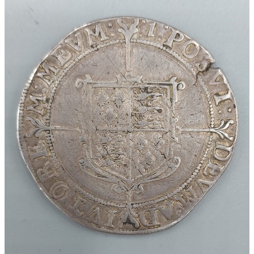 186 - An Elizabeth I Silver Crown, mint mark 1