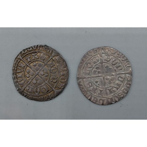 201 - An Edward IV Silver Groat together with another similar Silver Groat