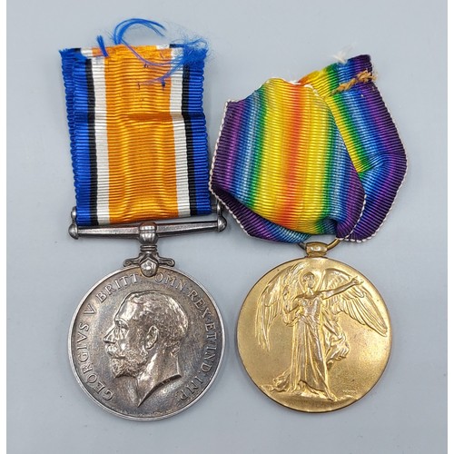 191 - A WWI war medal and Victory medal awarded to T4. 199791 PTE. S.A. Fleet A.S.C