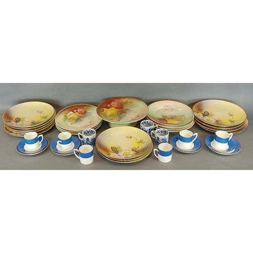 36 - COMBINED WITH LOT 30
An Art Deco Grosvenor China tea service together with a Continental dessert set... 