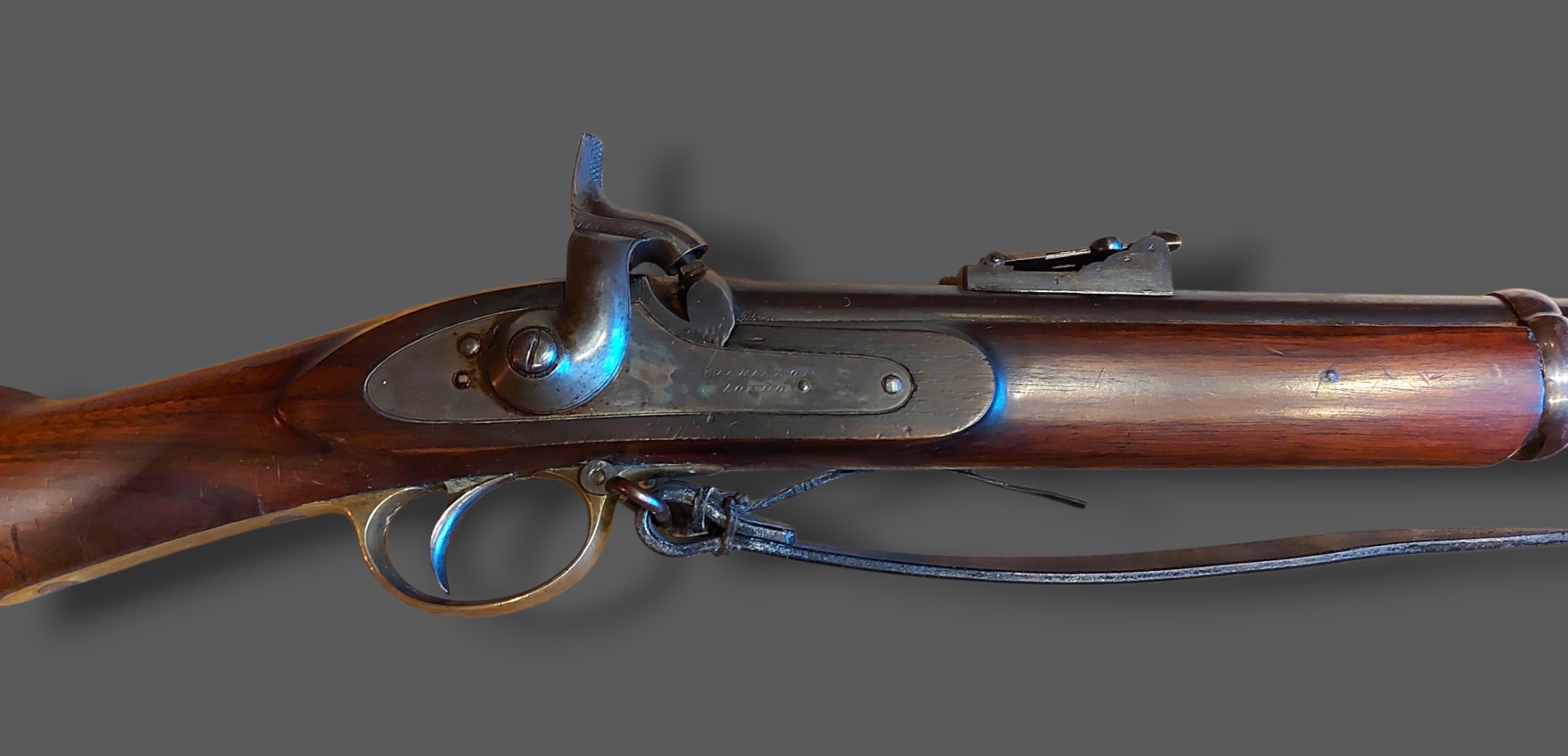 A Pattern 1853 Rifle Musket, second model made by Wilkinson, calibre 0. ...