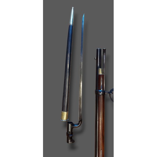 A Pattern 1853 Rifle Musket, second model made by Wilkinson, calibre 0. ...
