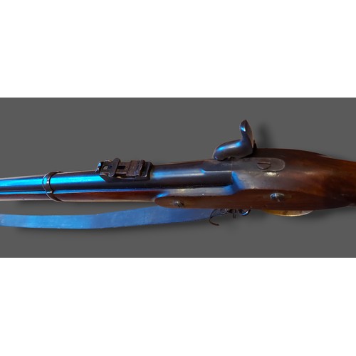 A Pattern 1853 Rifle Musket, second model made by Wilkinson, calibre 0. ...