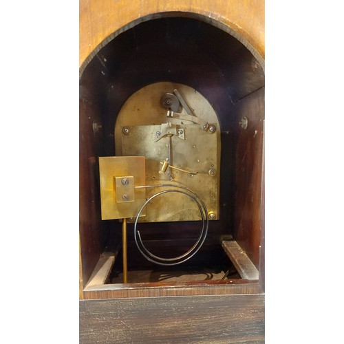 330 - A 19th Century marquetry and shell inlaid dome shaped bracket clock by Winterhalder and Hofmeier, th... 