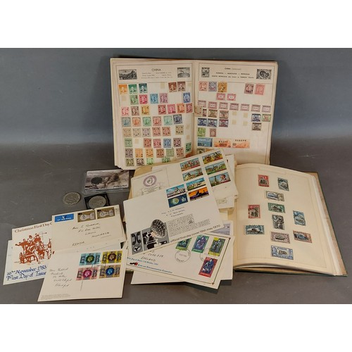 181 - A stamp collection within albums and loose to include British and Foreign together with three commem... 