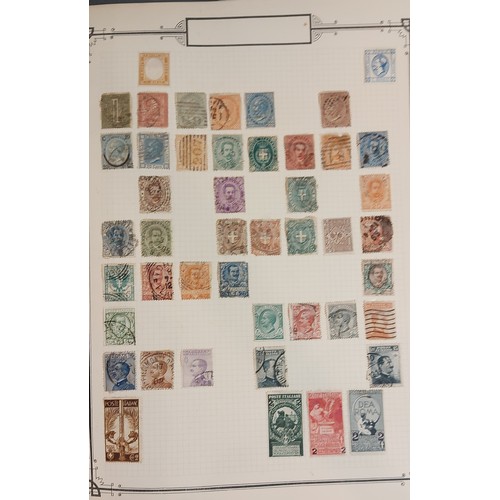 185 - Two Stamp albums containing early stamps of the world