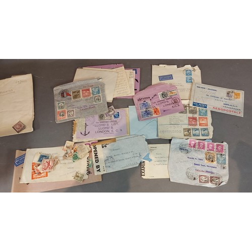 186 - A Stamp collection within albums and loose to include both British and Foreign and various early let... 