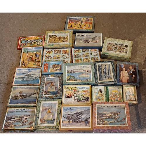259 - A collection of Jigsaw puzzles by Victory to include Sidney Harbour and Jungle