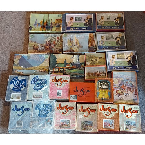 263 - A collection of Jigsaw puzzles by Chad Valley to include Flower Market, Captured and others