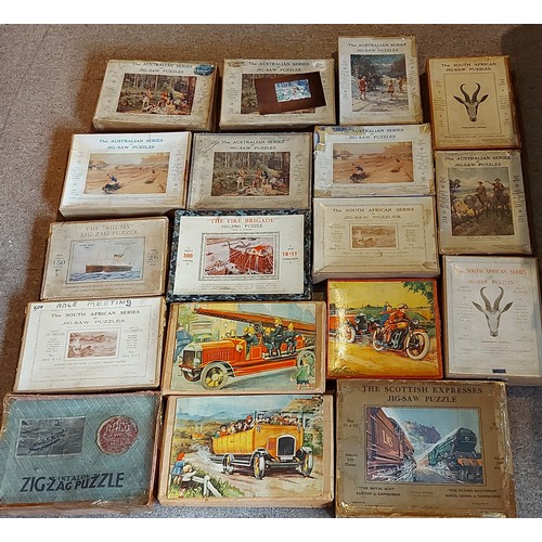 303 - A collection of Jigsaw puzzles by Zig Zag and other puzzles