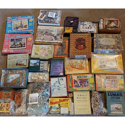 385 - A collection of Jigsaw puzzles to include Zig Zag, Academy and other puzzles