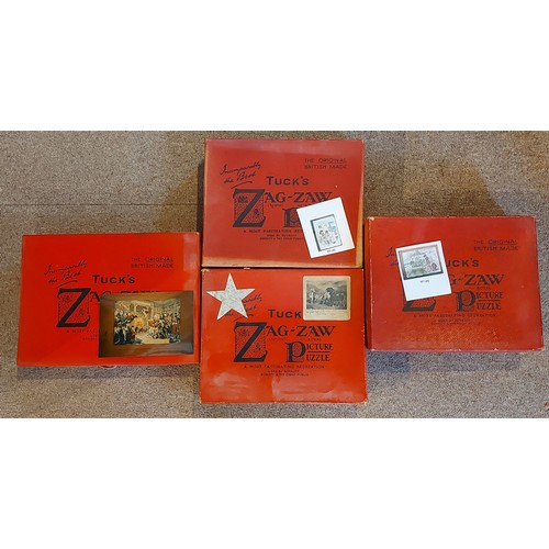 387 - Raphael Tuck and Sons Zag Zaw Jigsaw puzzle The Glory Of Rubens together with three other Zag Zaw pu... 