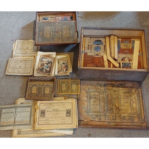 431 - An Anchor building block set by Richter and Co. together with another similar Anchor block set and a... 