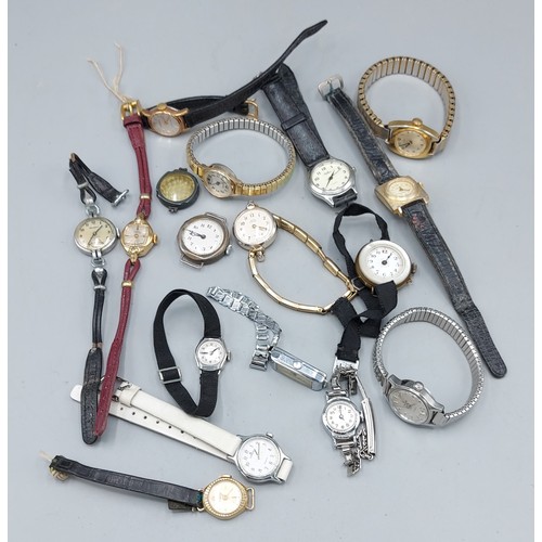 153 - A collection of ladies wristwatches to include Smiths and Timex