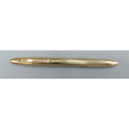 161 - A 14ct gold pen by Cartier, 28gms inclusive