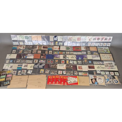 A collection Royal mail presentation packs together with other stamps ...