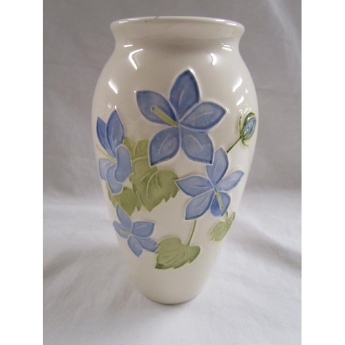 159 - Vase with Moorcroft stamp - H: 19cm