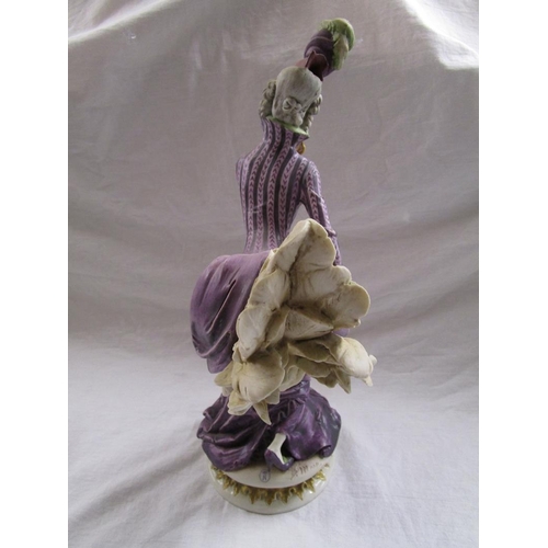 179 - Capodimonte figure - H: 36cm