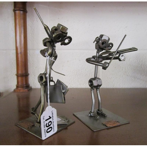 190 - 2 nut and bolt figures