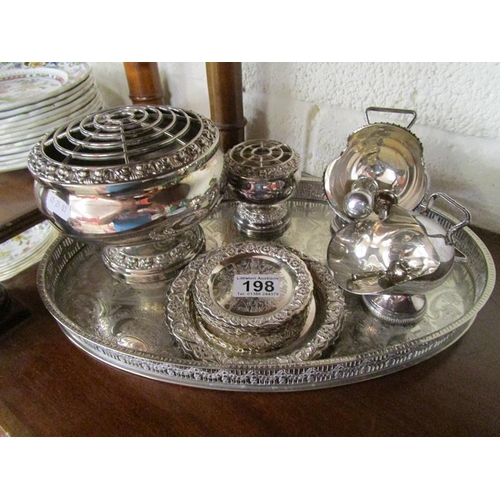 198 - Collection of silver plate