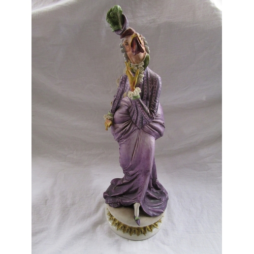 179 - Capodimonte figure - H: 36cm