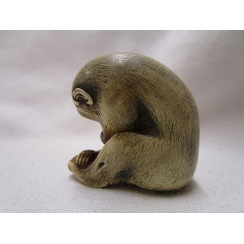 93 - Monkey netsuke (probably resin)