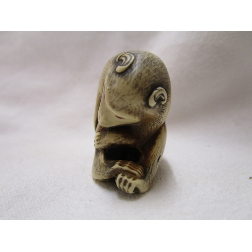 93 - Monkey netsuke (probably resin)