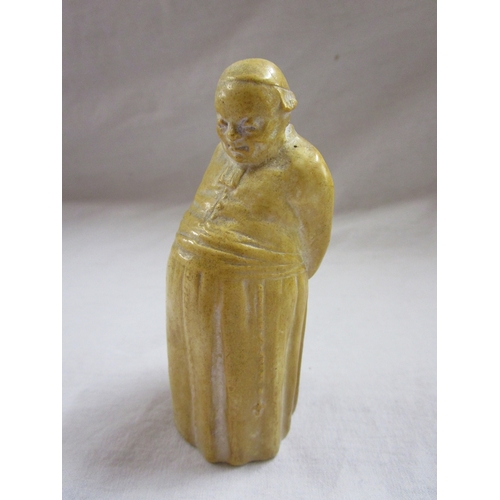 175 - Collection of monk figures and monk themed jug