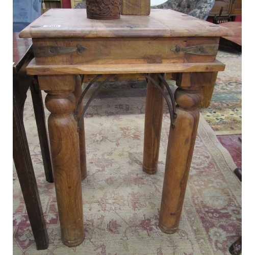 296 - Sheesham wood occasional table