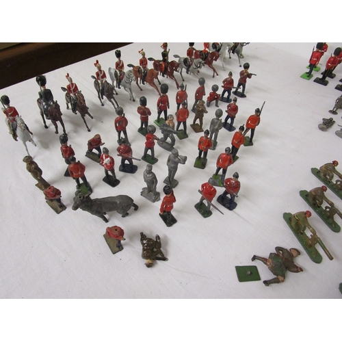 158 - Large collection of soldier figures
