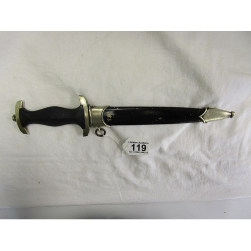 119 - SS Nazi dagger marked Herman Hann