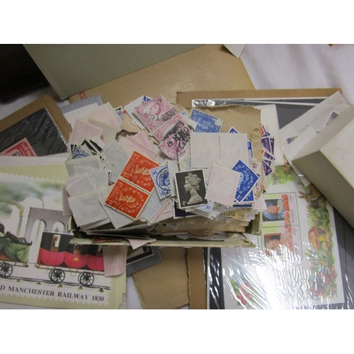 142 - Large glory box of stamps to include mint decimal and albums