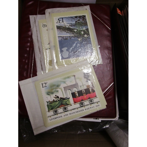 142 - Large glory box of stamps to include mint decimal and albums