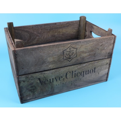 201 - Veuve Clicquot advertising crate